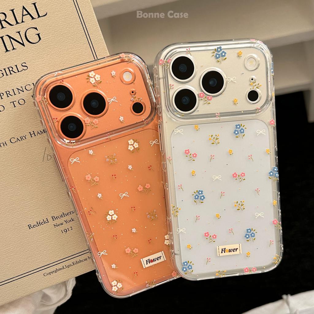Small floral application Apple 17 mobile phone case iphone17pro max fresh ins wind 15 soft set 13 temperament 16