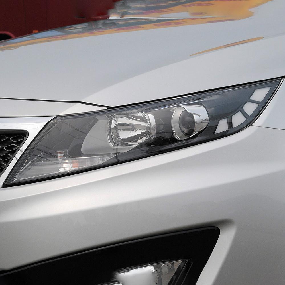 Car Front Lights Cover For KIA K5 2009 2010 2011 2012 2013 Transparent Headlight Lens Replace Original Glass Lampshade Housing