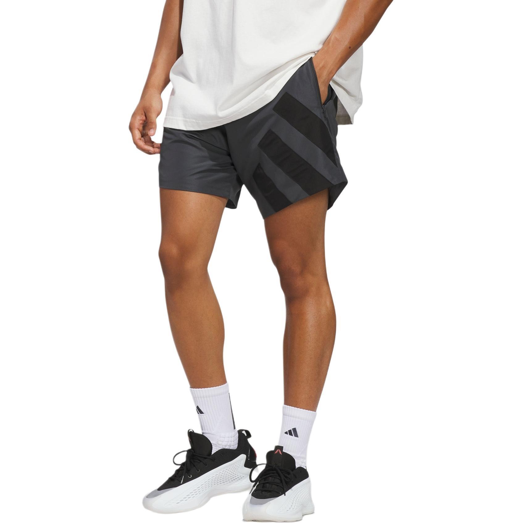adidas Anthony Edwards Foundation Shorts Asia Sizing Carbon Men s KC1612 XL