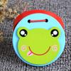 Cute Castanets Musical Instrument Toys Kids Wooden Toys Clapper Handle Baby Development Music Educational Toys For Children Gift