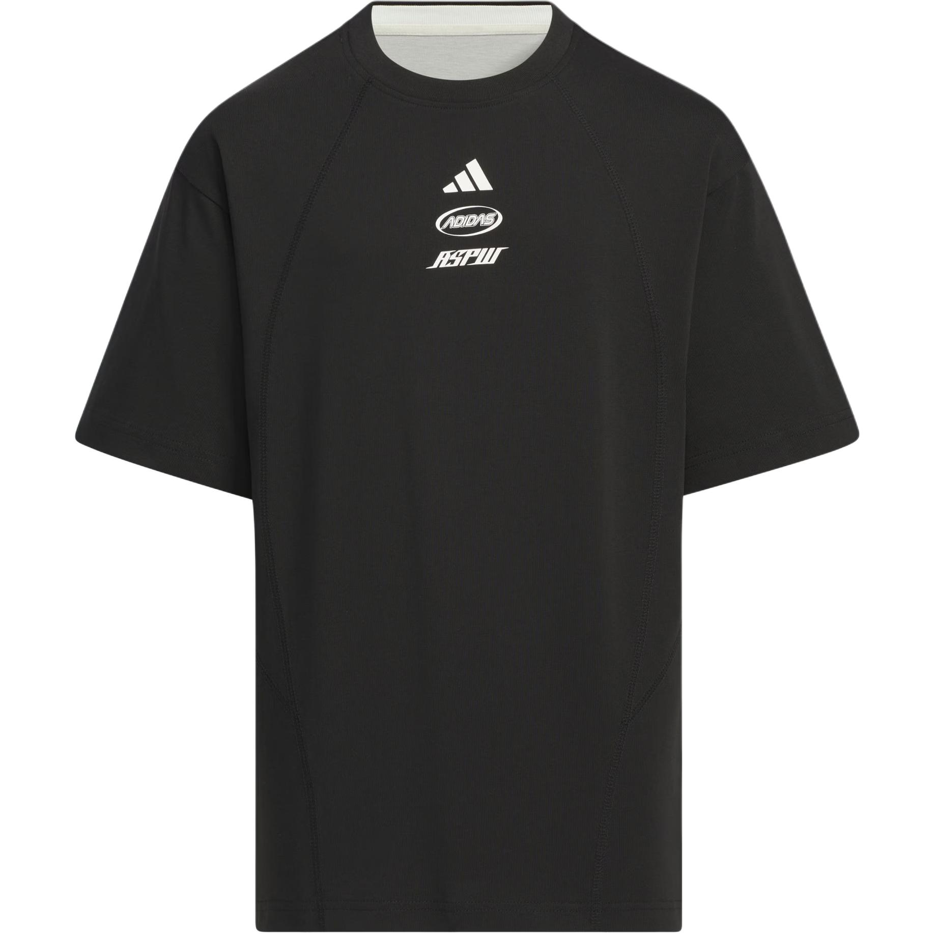 Adidas T Shirt Black/Jade White Teenagers JC6926 140