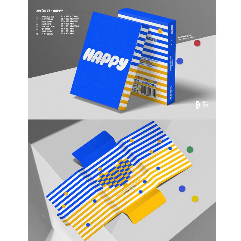 JIN (BTS) - Jin 1st Solo Album 'Happy'