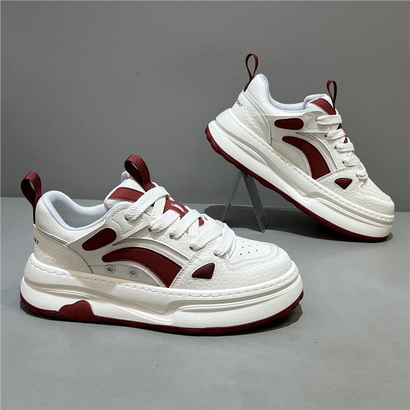 Autumn new casual shoes breathable leather low-top board shoes tt