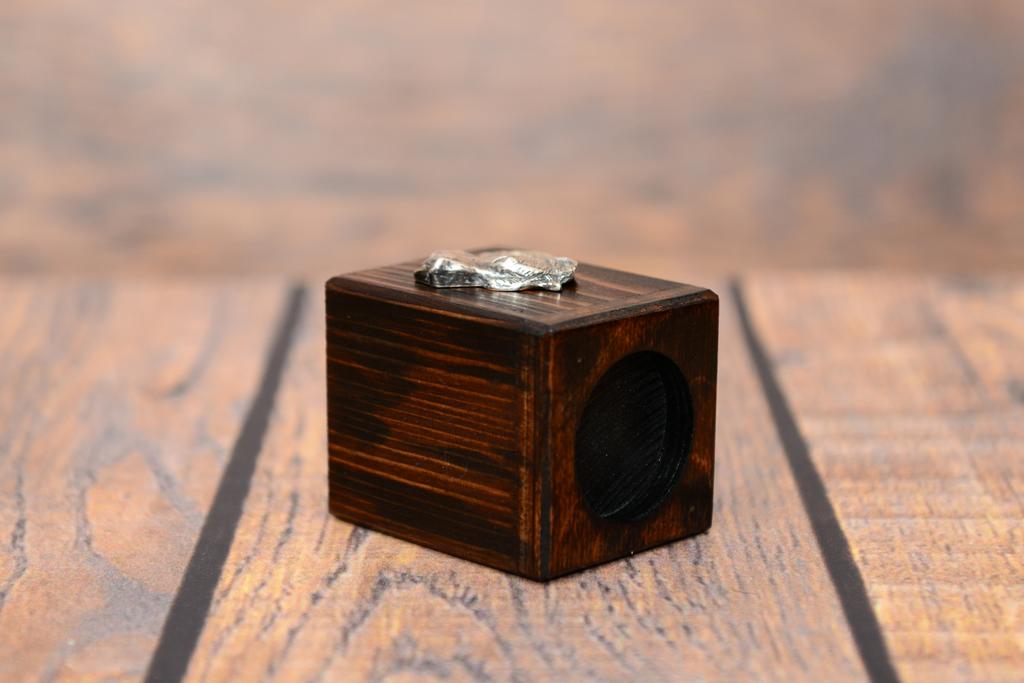 Dogo Argentino – Wooden candle holder with a dog, a unique souvenir after losing a dog | Art-Dog