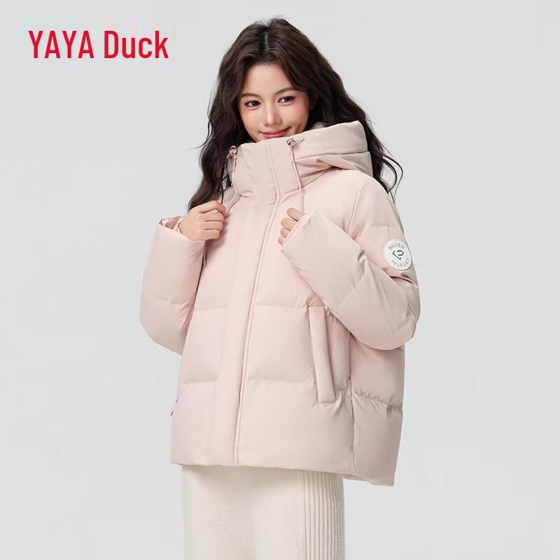 YAYA Women's Hooded Short Puffer Down Jacket