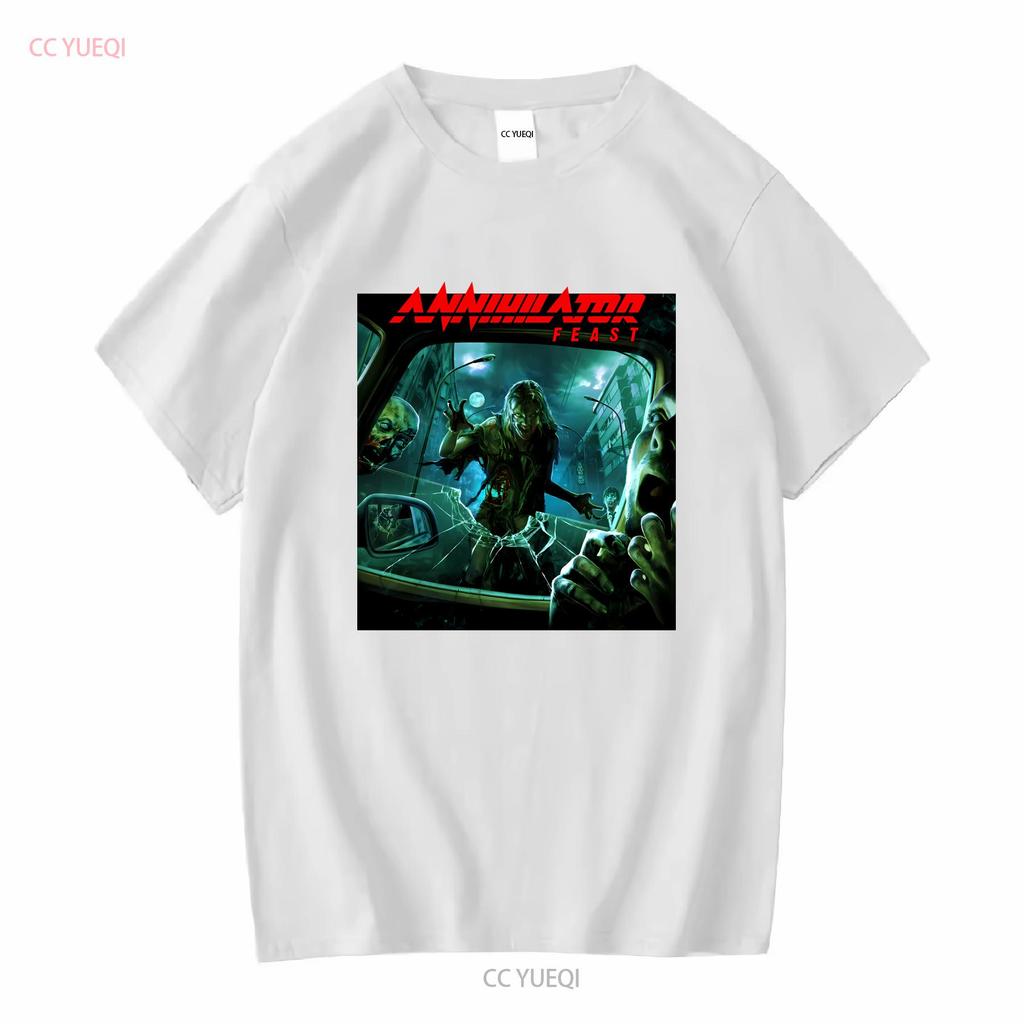 Inspired Annihilator Feast Cotton Black Size S to 5XL T Shirt Fans BE437 long sleeves vintage Washed Breathable Soft Stretched