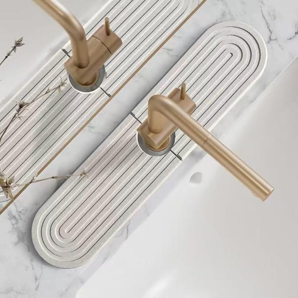 Moisture-proof Faucet Drain Pad Diatom Mud Diatomite Stone Sink Tray  Kitchen Sink