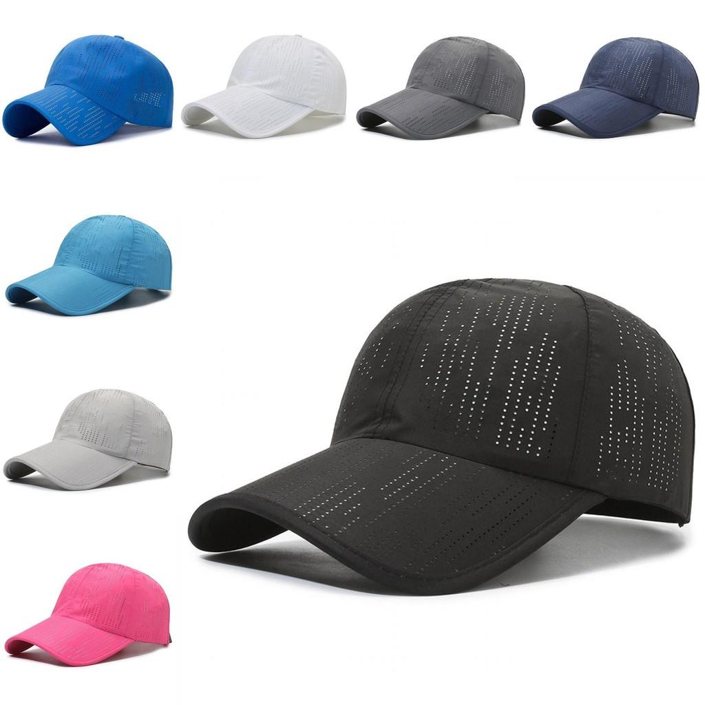 Hat Perforated Baseball Cap Sunscreen Duckbill Cap Breathable Quick Hat Drying