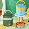 1.5L Food Thermal Jar Hand-held Insulated Bucket Thermos Food Containers Porridge Container