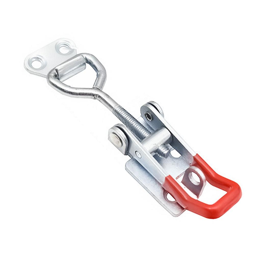 1Pc Toggle Latches Clamp Stainless Steel Pull Hasp Latches Large Hasp Clamp for Smoker Lid Jig Case Trunk Easy To Use
