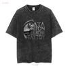 Rotting Christ Band Greca Black Metal Kata Ton Daimona Eautou Maglietta S 2XL vintage Lavata streetwear Top Per l'Uso Quotidiano