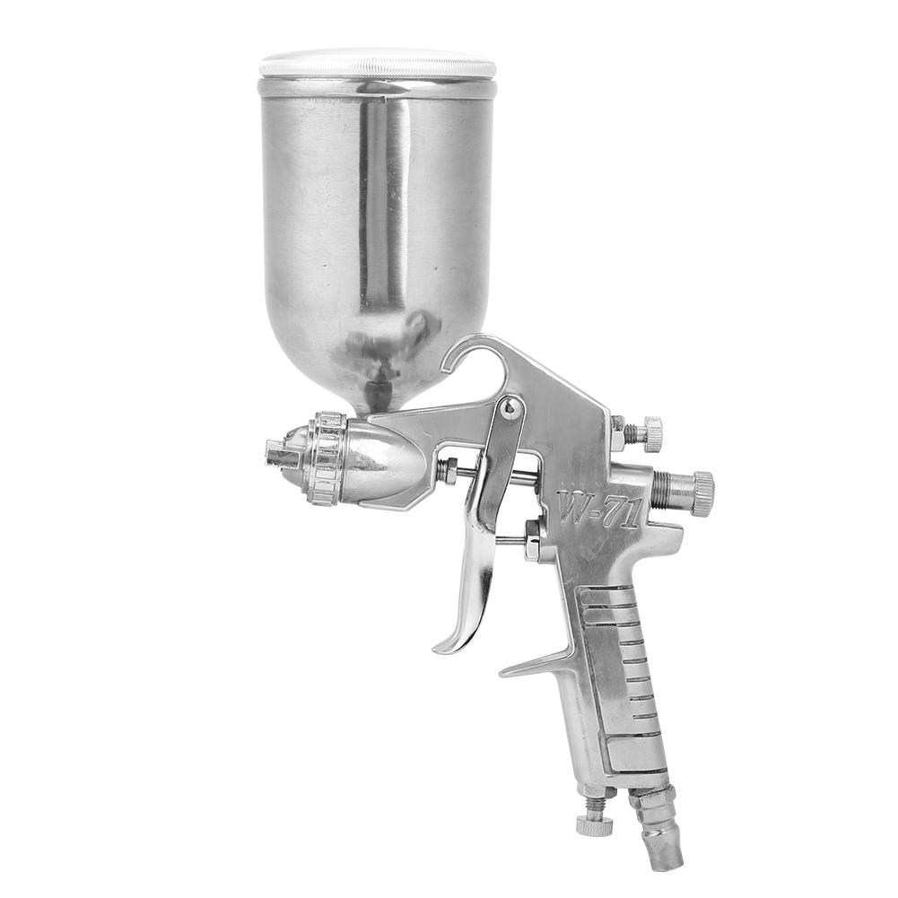 1.5mm Nozzle 400ml Capacity Gravity Feeding Mode Pneumatic Tool Air Paint Spray Gun