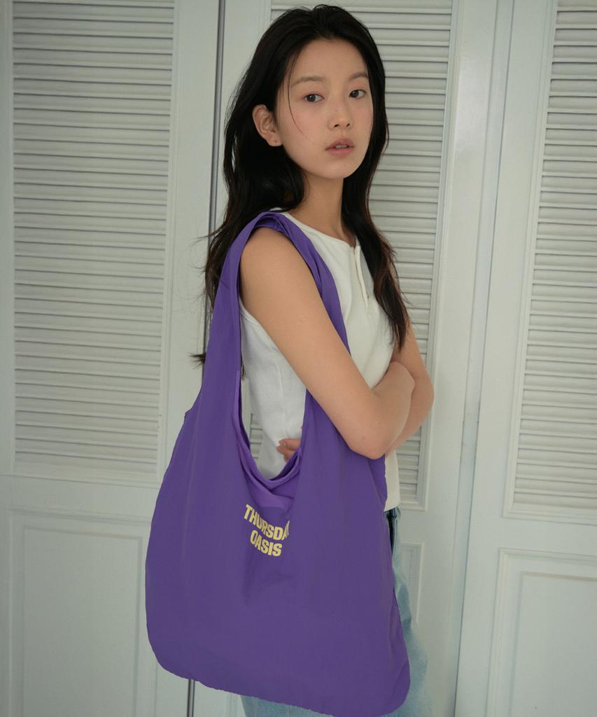 Wednesdayoasisforwomen Weekdays Color Nylon Shoulder Bag_Purple(Wb6Ac05)