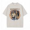 Rapper Tupac 2pac All Eyez On Me Cross Vintage Washed T Shirt Men Hip Hop Fashion Retro Tshirt Mens Casual Oversized Tshirts
