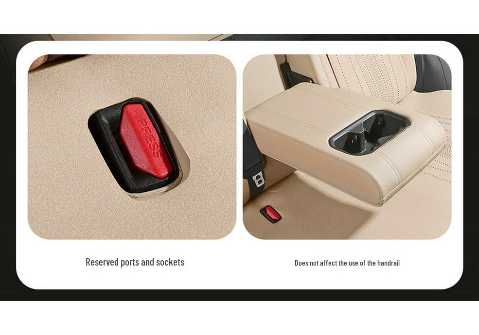 Xingyue L Vehicle Suede Saddle Seat Cushion Cover - Four Seasons