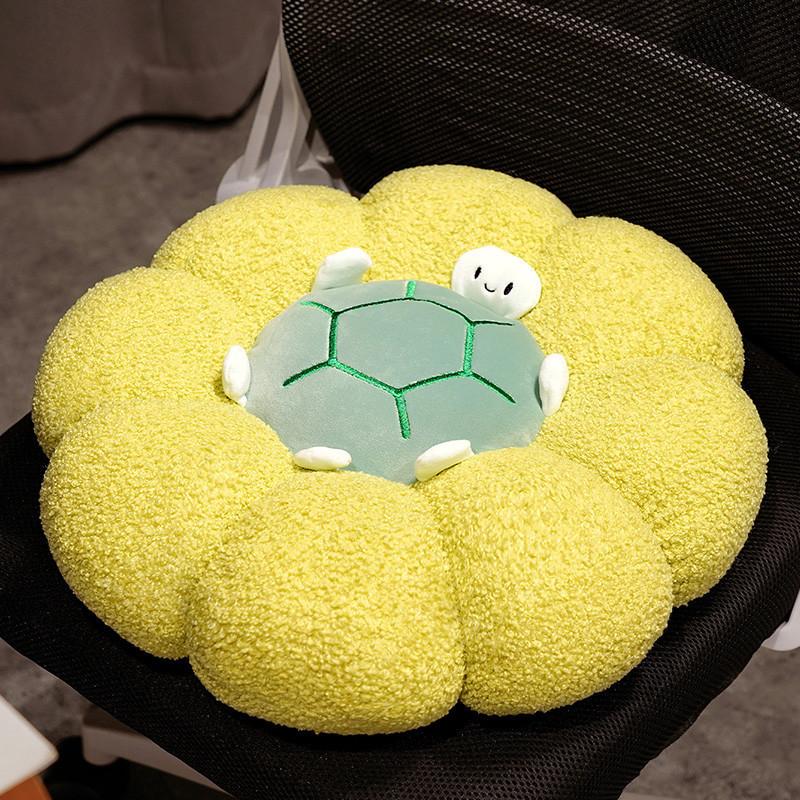 Teddy Toy Plush Animal Cushion Embroidered Design Children Room Nook Reading