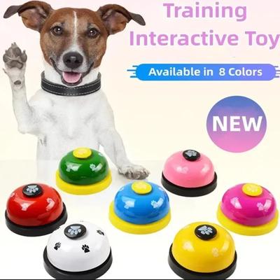 Ringer Pet Supplies Trainer Metal Sounding Bell Cat and Dog Barking Ordering Bell Dog Footprints Intelligence Toy
