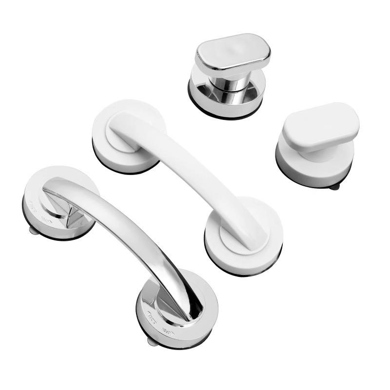 Uchwyt do przesuwnych drzwi szklanych i mocna przyssawka do szafek kuchennych, lodówek lub okien - Nie wymaga wiercenia.