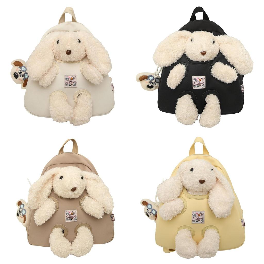 Cute Small Nylon Casual Backpack For School And Travel With Zipper Closure And Inner Phone Pocket