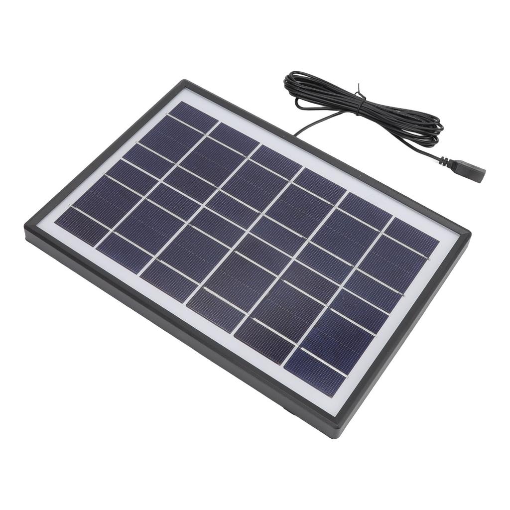 Solar Panel 6W 6V Polycrystalline Silicon Durable Portable Solar Panel Charger for Appliance Phone Lamp