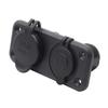 12V/24V QC 3.0 & TYPE-C Dual USB Charger Car Cigarette Lighter Socket Plug Panel