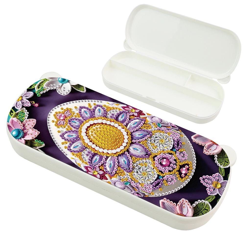 Diamond Painting Storage Box Easter Wooden Jewelry Case Diamond Art Organizer Box DIY Sundries Organizer Case for Home Decor