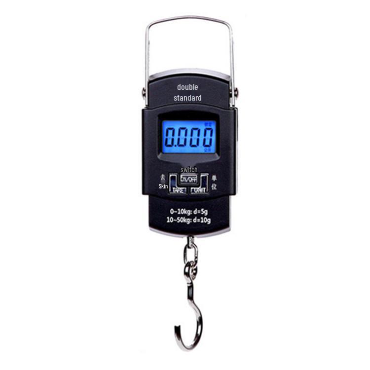 A08 50kg Mini Portable High-Precision Handheld Electronic Hanging Scale