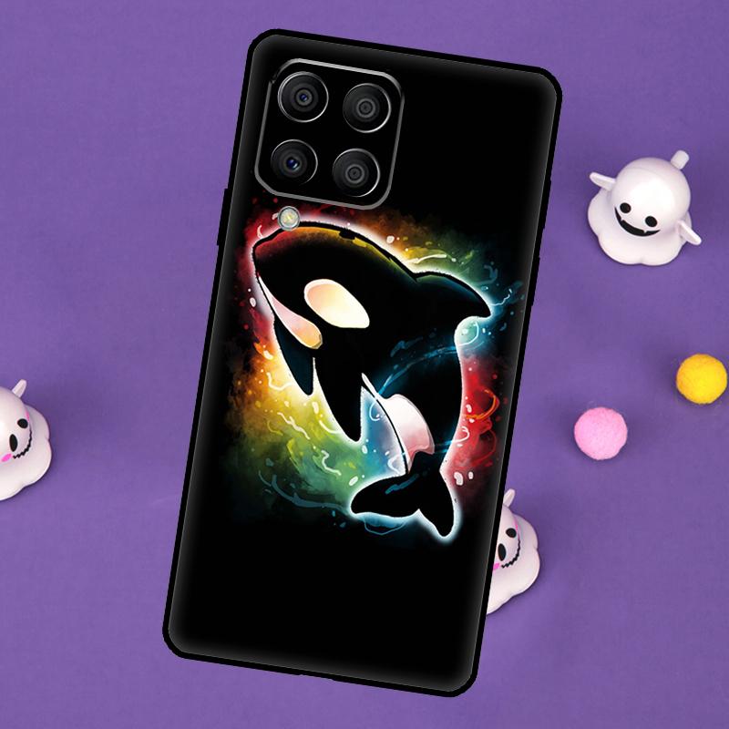 Shark and Killer Whale Cover For Samsung Galaxy M55 M15 M33 M13 M23 M53 M31 M51 M14 M34 M54 M20 M30s M52 M32 Case