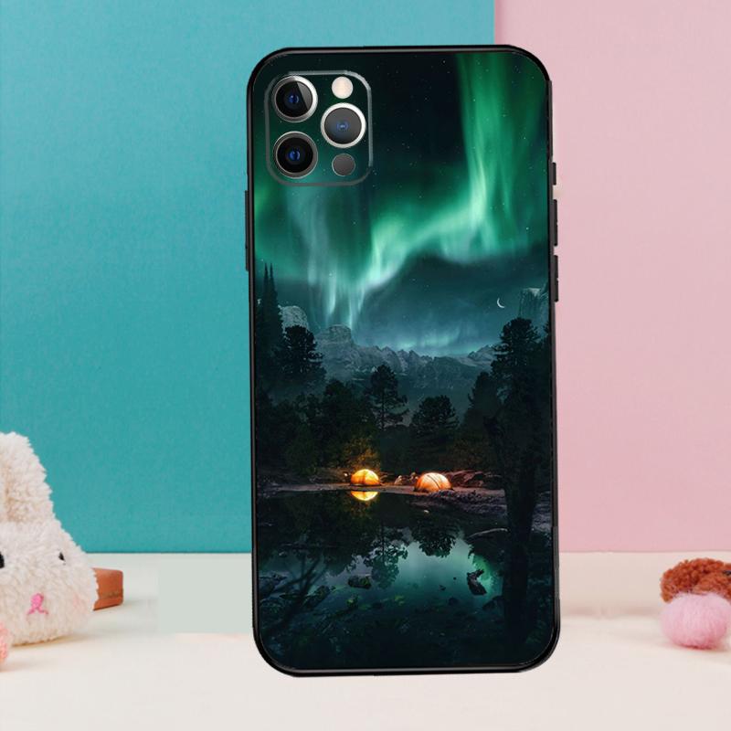 Camping Nature Phone Case For iPhone 17 Air 16 14 13 12 11 15 Pro Max 12 13 mini 15 16 Plus 16e Cover Coque