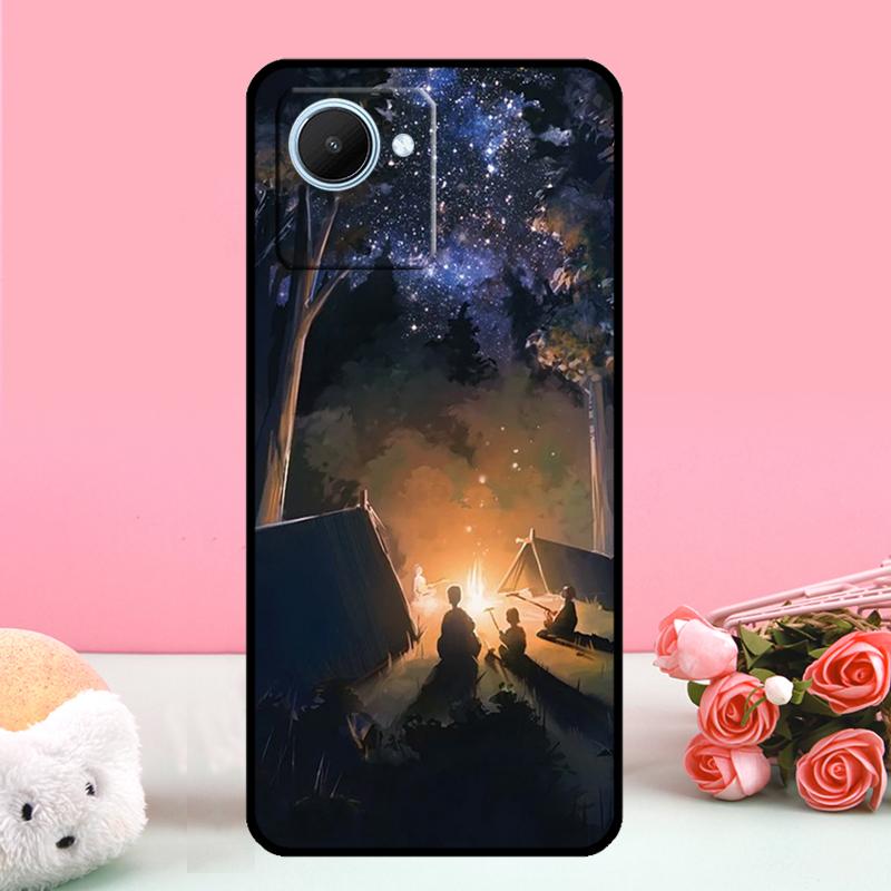 Nature Camping Art For Realme C55 C71 C53 C67 C75 C61 C33 C63 C51 C65 10 11 12 13 14 15 Pro Plus GT7 Pro Case