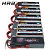 Акумулятор Lipo HRB 2S 3S 4S 5S 6S 1300mAh 2200mAh 3300mAh 4000mAh 5000mAh 6000mAh Lipo з роз'ємами Deans XT60 для RC Автомобіля Літака Човна