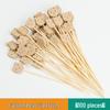 Colorful Bamboo Fruit Forks & Cocktail Skewers - Decorative & Disposable for Baking & Events