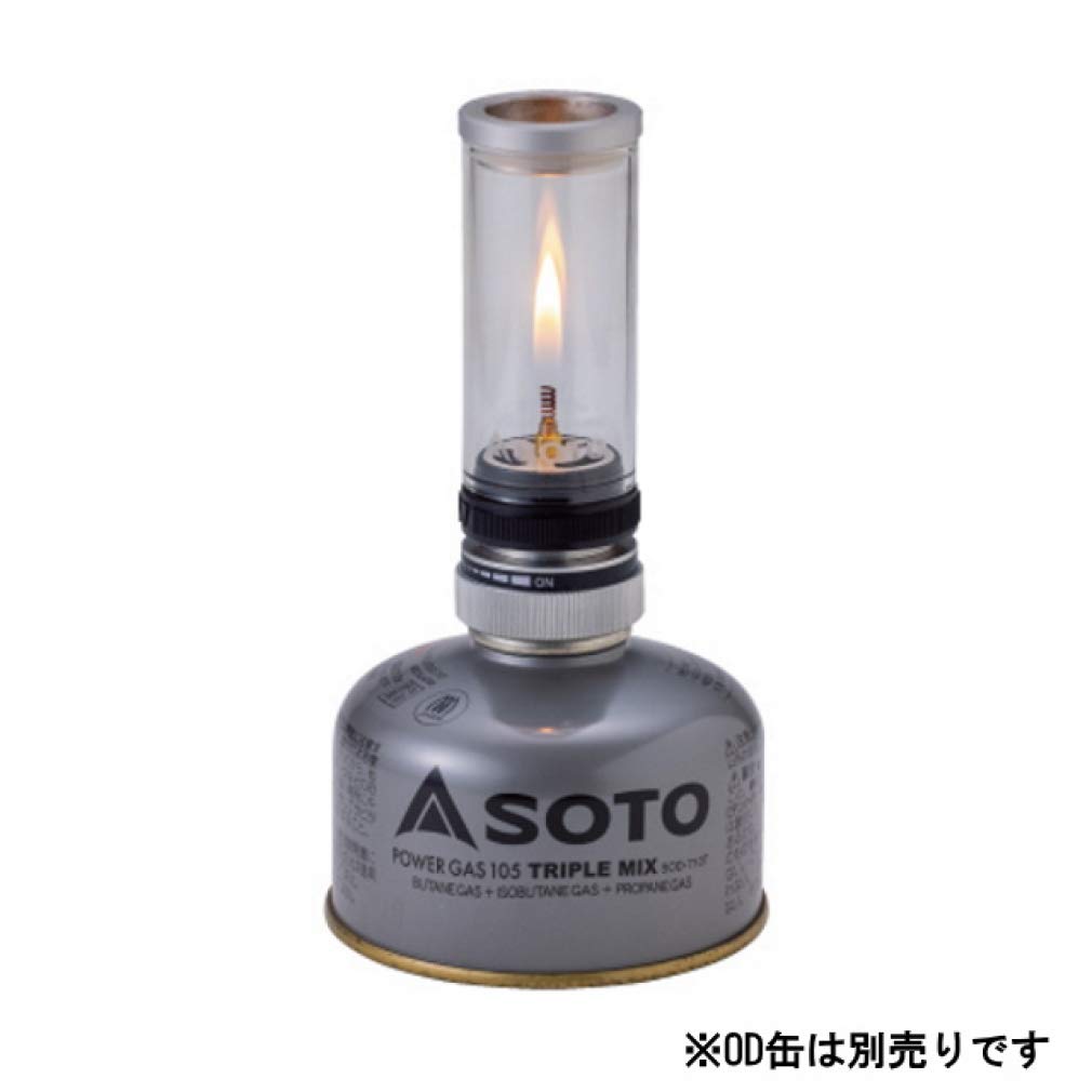 SOTO Hinoto SOD-251 Silver, Body Size: Diameter 3.6 x 14.5 cm