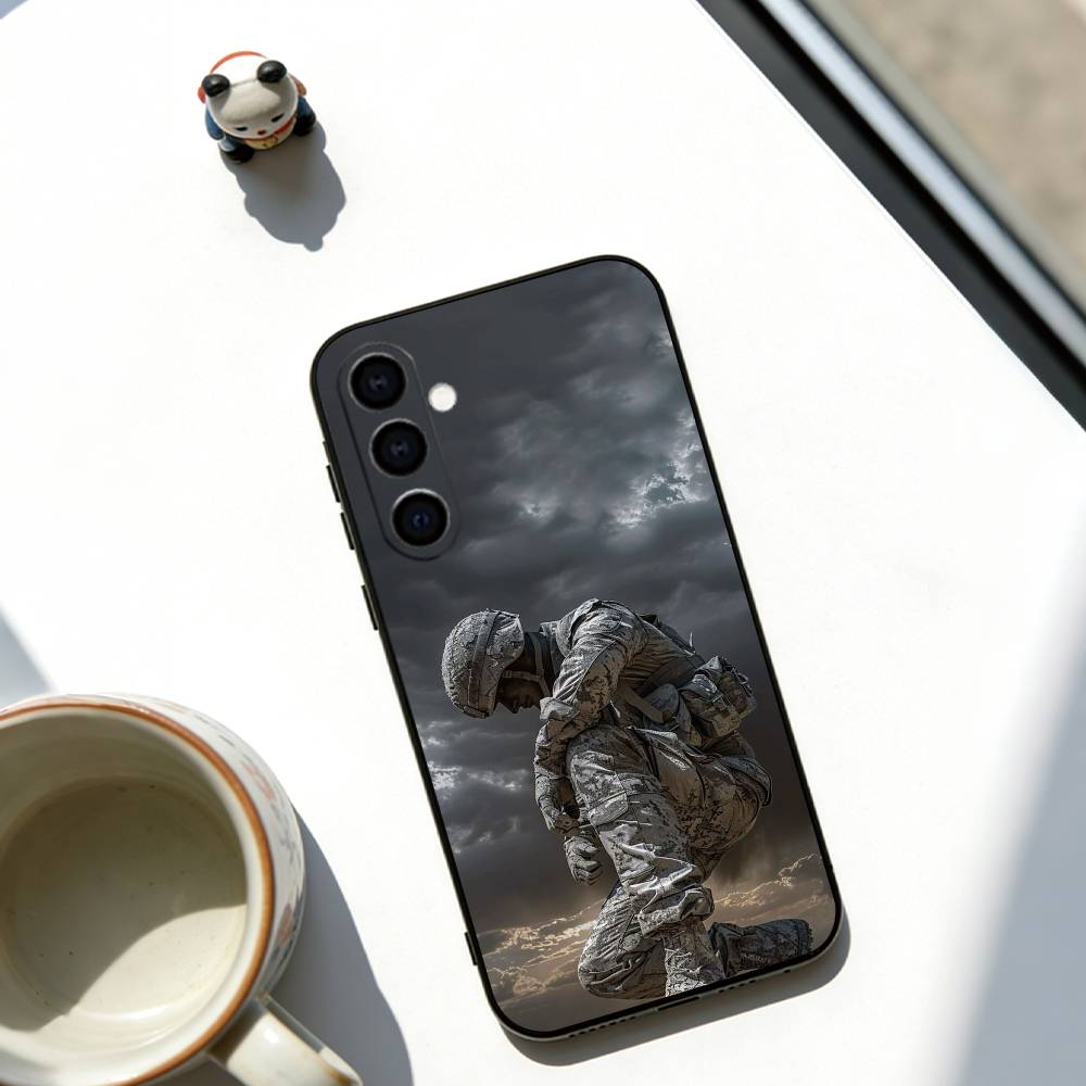 Army special forces Phone Case For Samsung Galaxy A73,A72,A71,A70,A53,A52,A51,Soft Silicone Black Cover
