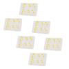 36PCS Drum Dampeners Gels Silicone Gel Pads Soft Drum Dampeners for Drums Cymbals Tone Control Yellow White Dots