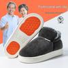 Men's 2025 Closed-Back Cotton Slippers: Thick, Warm, Velvet-Lined, Odor-Resistant Indoor Shoes for Autumn/Winter.