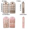 Wall Mounted Underwear Storage Hanging Bag Foldable Mesh Storage Bag  Wardrobe