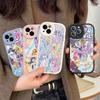 Cute M-My Cartoon P-Pony L-Little Phone Case For IPhone 16 15 14 11 12 13 Pro Max Plus Back Leather Shell