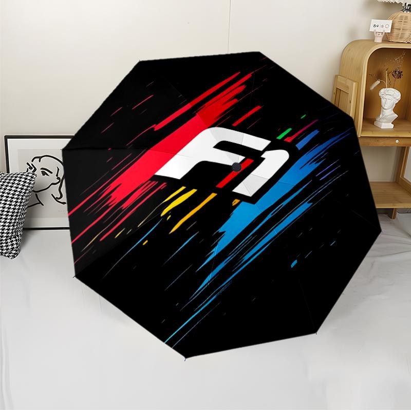 Formula 1 (6) Dış mekan aktiviteleri plaj seyahatleri için uygun sağlam çerçeveli şemsiye her mevsim için ideal hediye