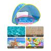 Baby Beach Tent Pool Tent Portable Sun Shelter with Pool UV Protection Automatic Instant Beach Shade Tent for Infant