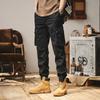 New Trousers Overalls Men's Simple Solid Color Versatile Fashion Trend Personalized Design Sense