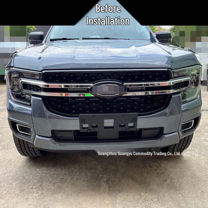 Ford Ranger T9 Raptor Body Kit: Upgraded Grille, Fender Flares, Front Bumper.