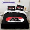 AZ Alkmaar Logo Bedding Quilt Set Quilt Cover Pillowcase Home Decoration Birthday Gift (1 * Duvet Cover + 2 * Pillowcase, Without Core)