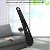 Compact 25cm Black Plastic Shoehorn - Portable & Easy To Use Shoe Lifter