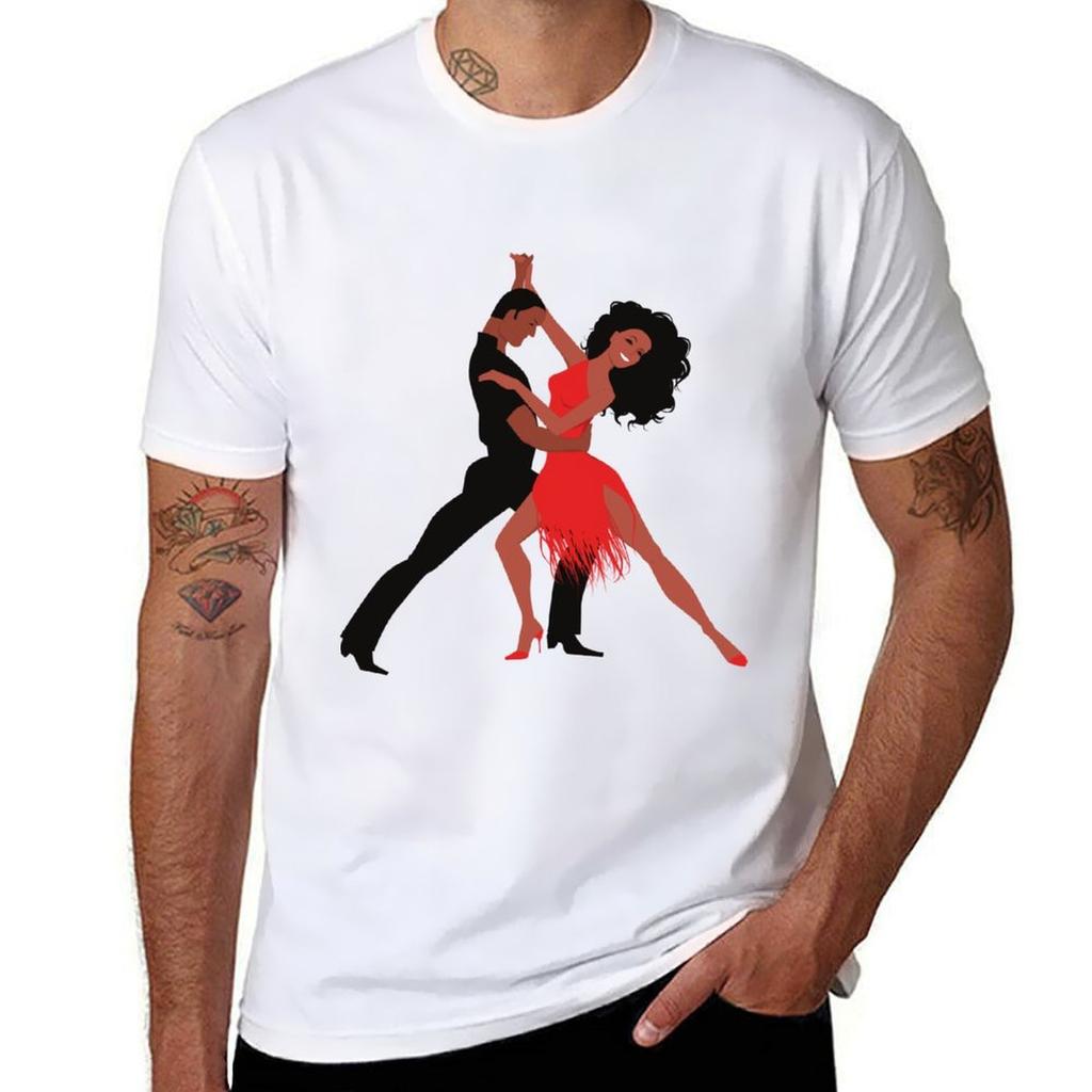 Chacha Dancers Tshirt Casual Pattern Print Tee Shirt