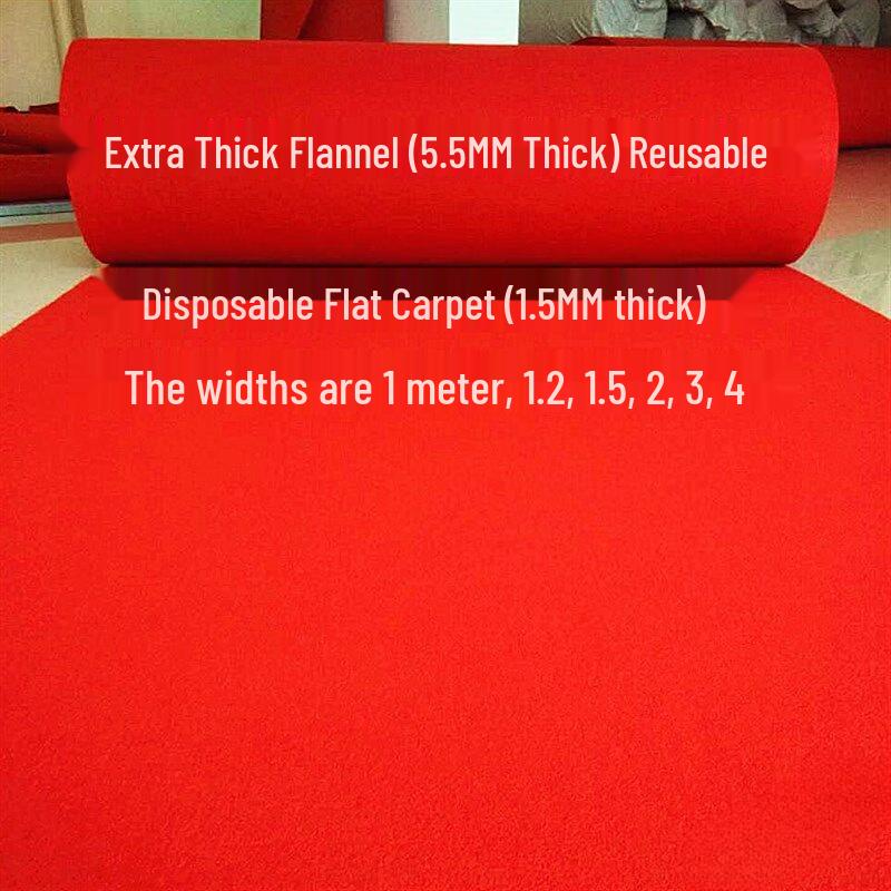 Disposable Thickened Red Event Carpet