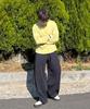 Nodeun Waffle Round Crop Long Sleeve - 5 Colors