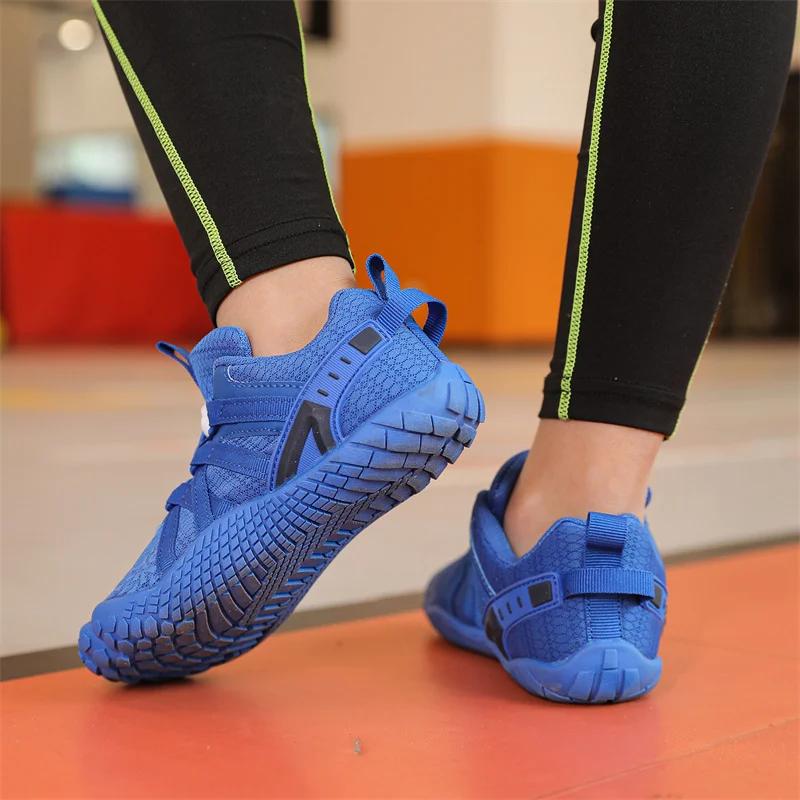 Kids Barefoot Shoes Five Fingers Barefoot Beach Water Shoes Children Tennis Sports Shoes  Swimming Non-slip Breathable Sneakers