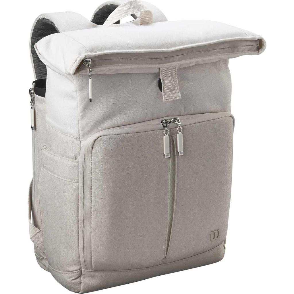 Batoh na tenisovou badmintonovou raketu Lifestyle Backpack 2024 Cream [Wilson]