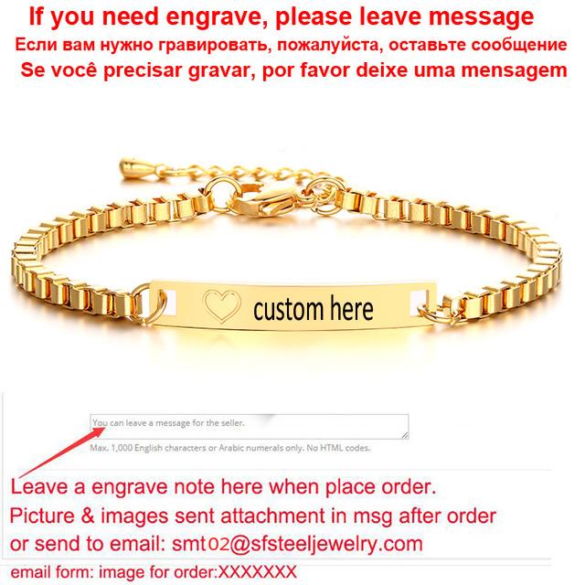 Custom Name Bracelet for Little Boy Girl Gold Color Bar Personalized Engraved Safty Stainless Steel  Bracelet 12cm to15cm